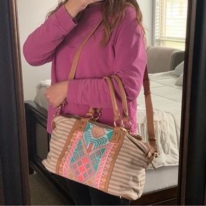 MMS Design Studio Aztec Stripe Bag